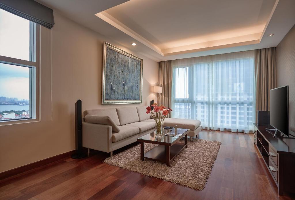 Апартаменты (Апартаменты Делюкс с 2 спальнями), Fraser Suites Hanoi