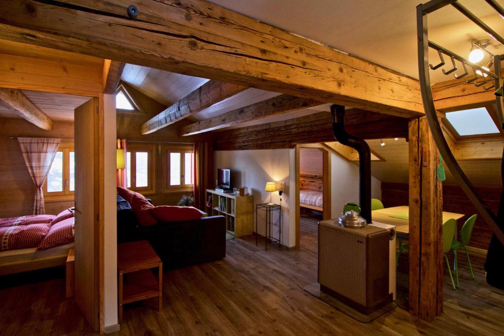 Appartement sous les combles - Chalet La Biolle - Vercorin photo 4