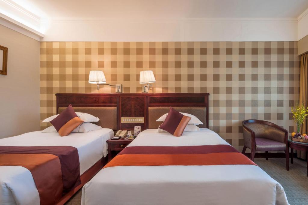 Двухместный (Двухместный номер Делюкс с 2 отдельными кроватями), Asia International Hotel Guangdong