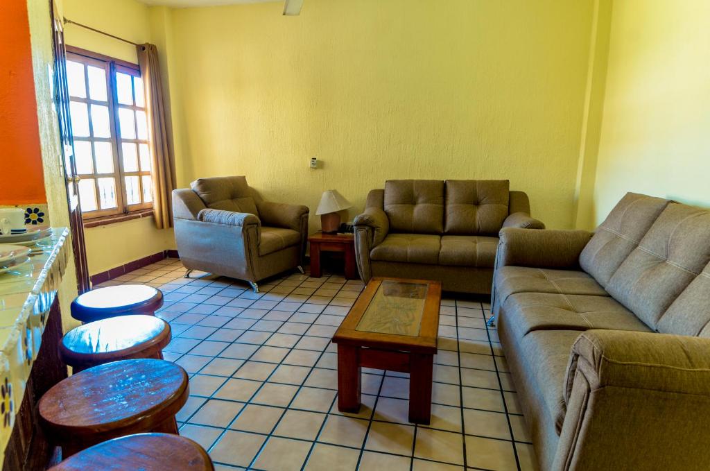 Апартаменты (Апартаменты с 2 спальнями (для 1-4 взрослых)), Bungalow Estancia San Carlos Vallarta