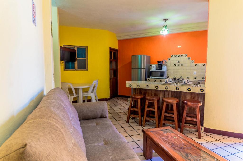 Апартаменты (Апартаменты с 2 спальнями (для 1-4 взрослых)), Bungalow Estancia San Carlos Vallarta
