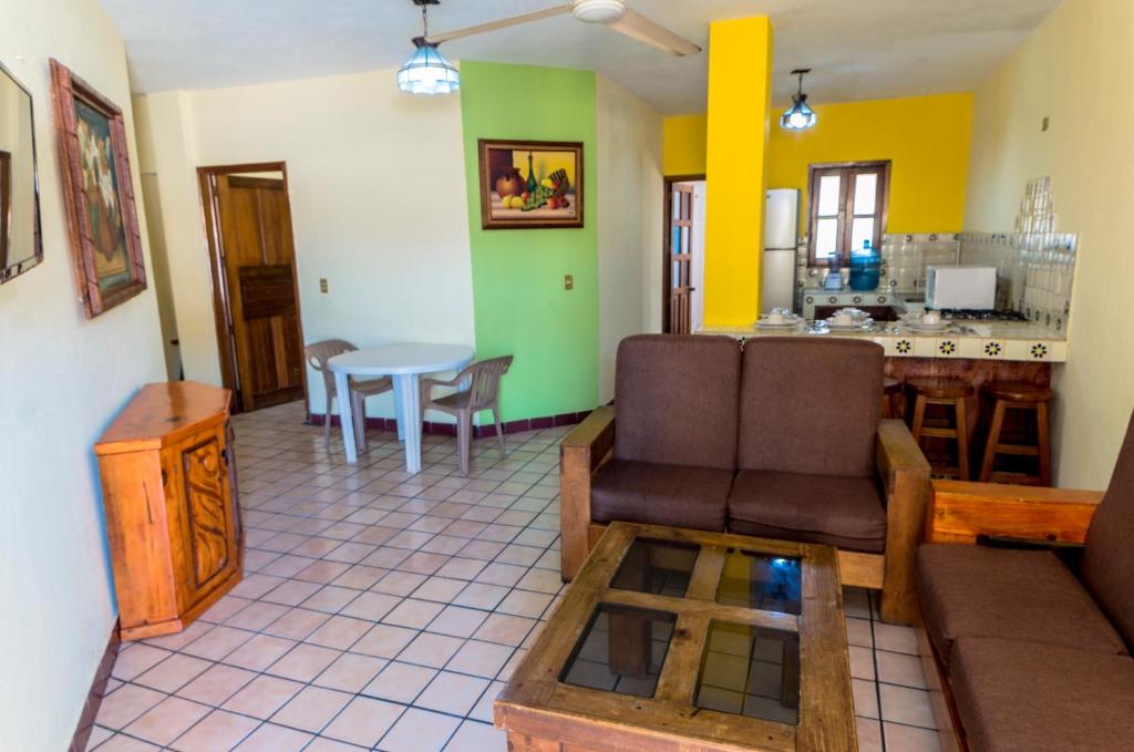 Апартаменты (Апартаменты с 2 спальнями (для 1-6 взрослых)), Bungalow Estancia San Carlos Vallarta