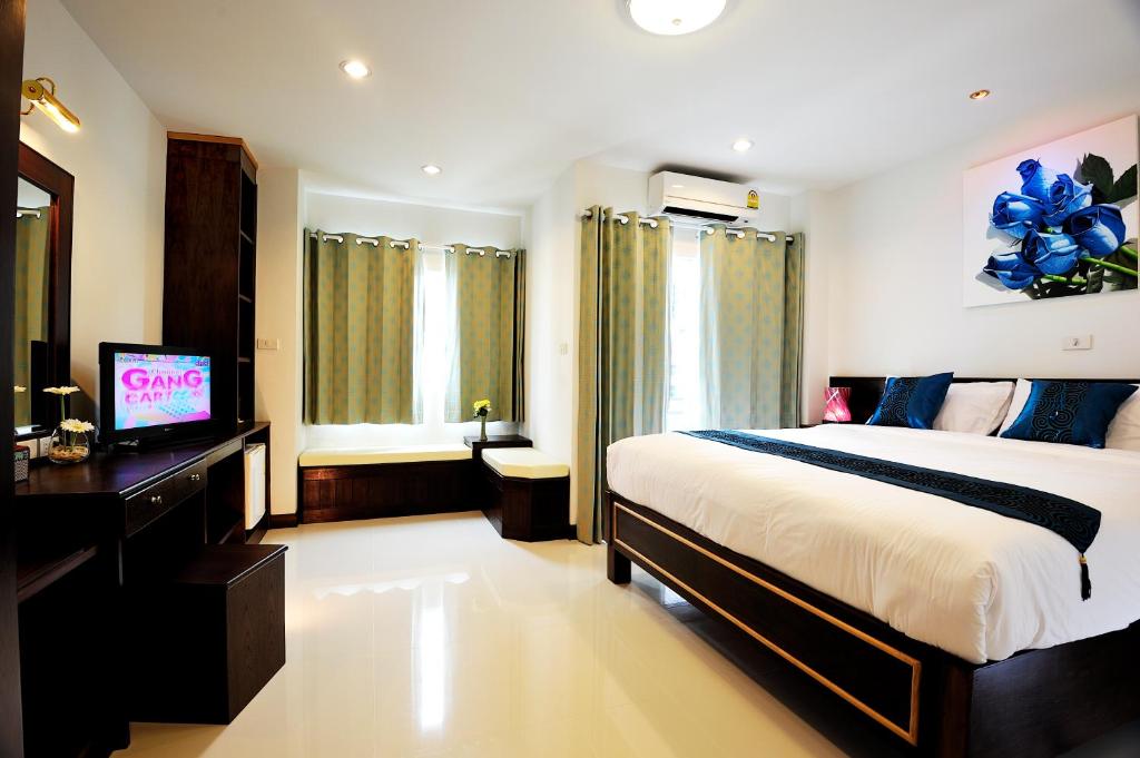 Двухместный (Номер Делюкс с кроватью размера «king-size»), Ruen Buathong Boutique Guest House