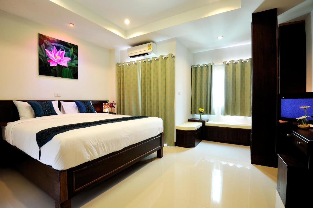 Двухместный (Номер Делюкс с кроватью размера «king-size»), Ruen Buathong Boutique Guest House