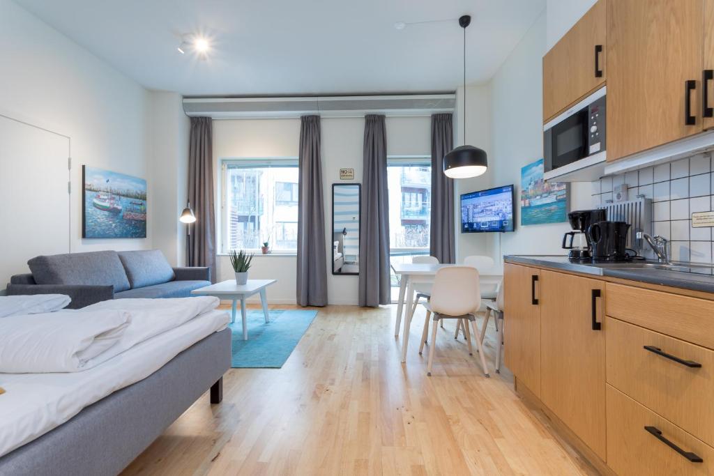 Студио (Номер-студио Делюкс), ApartDirect Hammarby Sjöstad