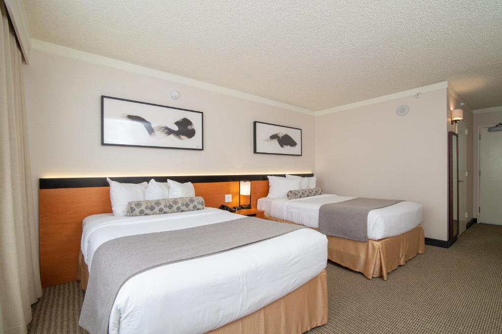 Двухместный (Двухместный номер с 2 двуспальными кроватями), Miyako Hotel Los Angeles