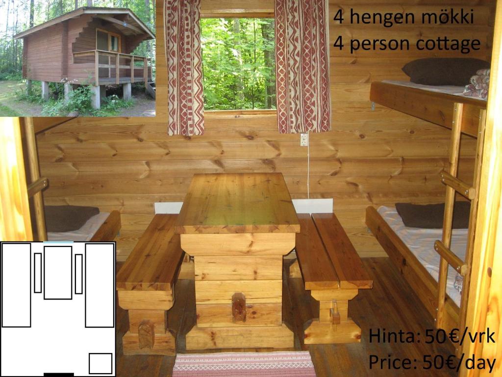 Номер (Коттедж с общей ванной комнатой), Huhtiniemi Camping