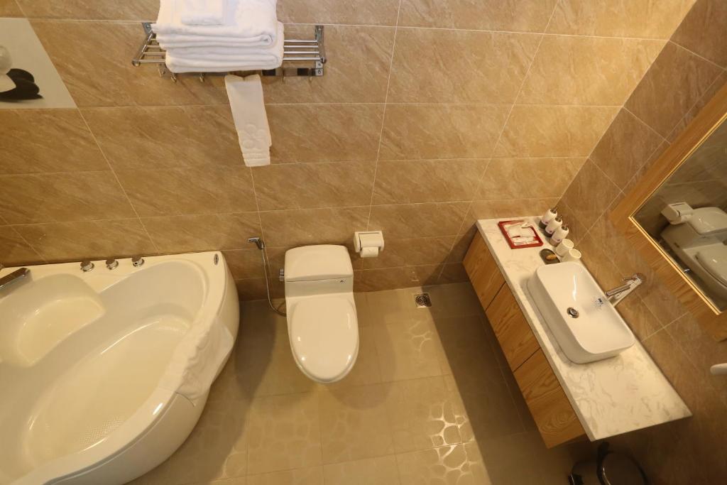 Двухместный (Двухместный номер Делюкс с 1 кроватью), Thuy Sakura Hotel