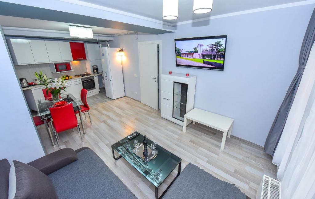 Апартаменты (Апартаменты Делюкс с 2 спальнями и балконом), Bucharest Old Town Apartments