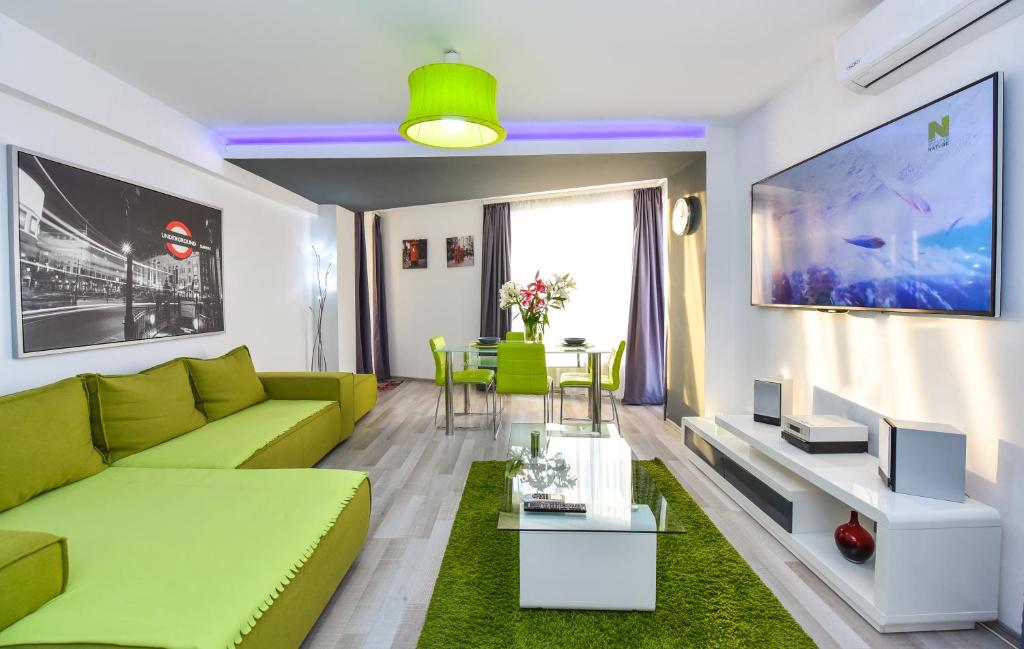 Апартаменты (Апартаменты Делюкс с 1 спальней и террасой), Bucharest Old Town Apartments