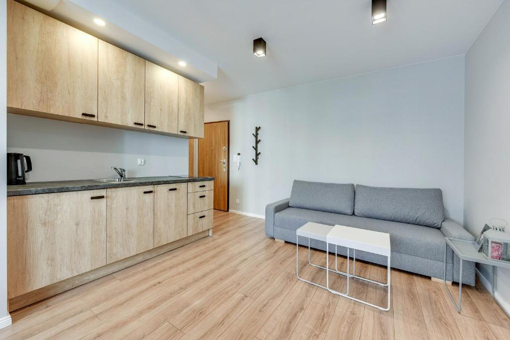 Апартаменты (Апартаменты с 1 спальней и балконом (парковка)), Angielska Grobla Apartinfo Apartments