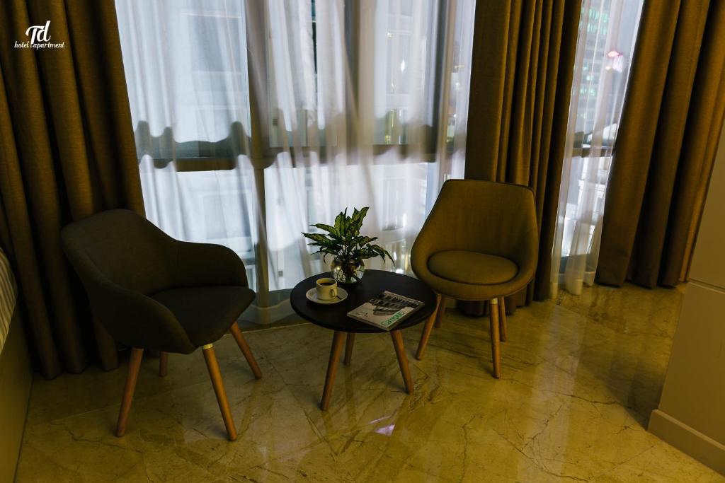 Двухместный (Двухместный номер Делюкс с 2 отдельными кроватями), TD Central Hotel