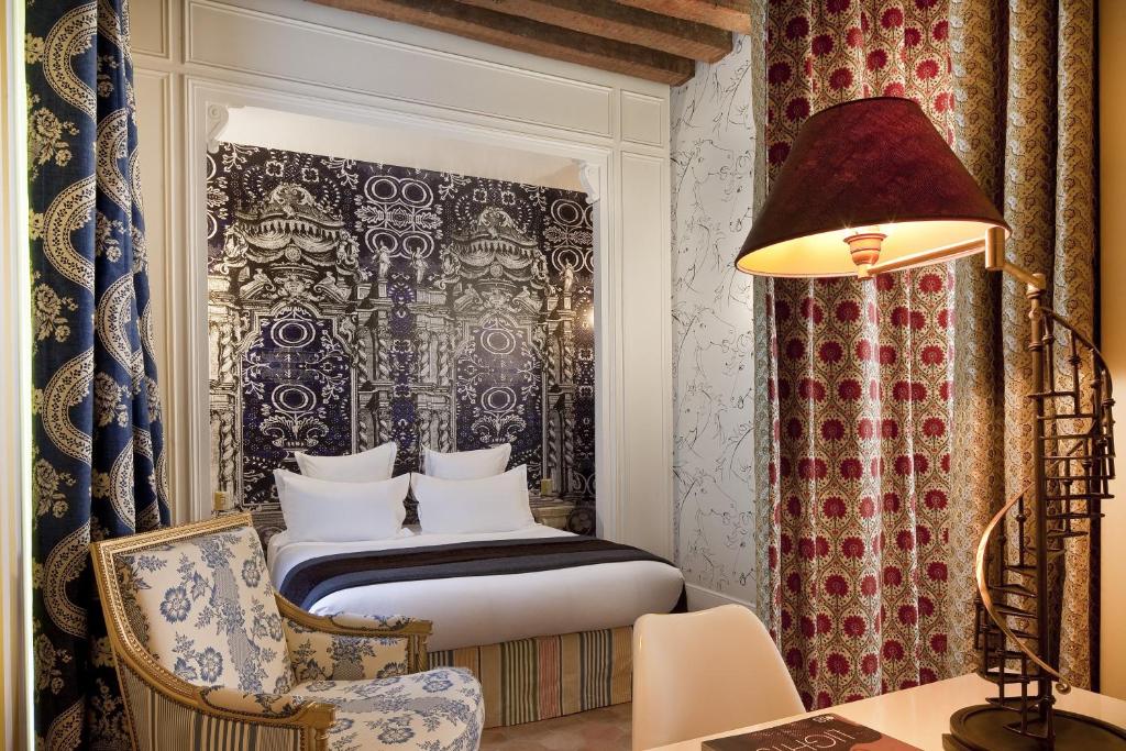 Двухместный (Двухместный номер Делюкс с 1 кроватью), Hotel du Petit Moulin