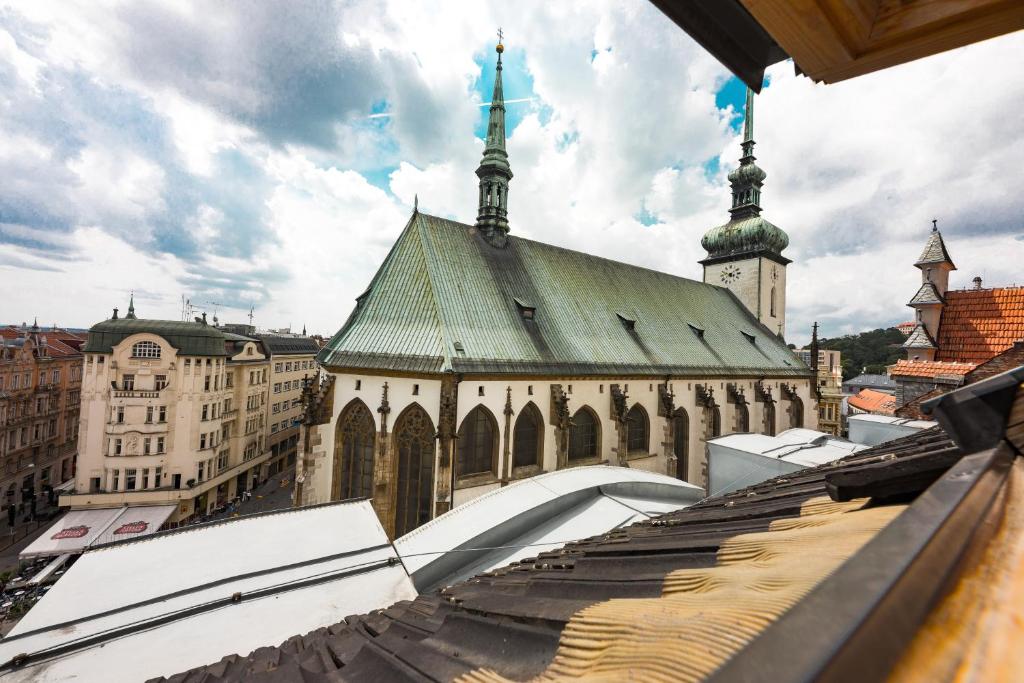 Апартаменты (Апартаменты с 2 спальнями и террасой), Гостевой дом Jacob Brno
