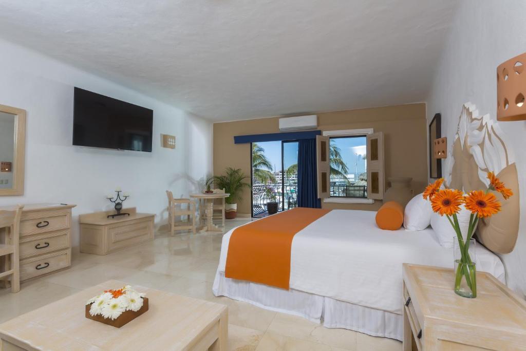 Двухместный (Номер с видом на гавань), Flamingo Vallarta Hotel & Marina