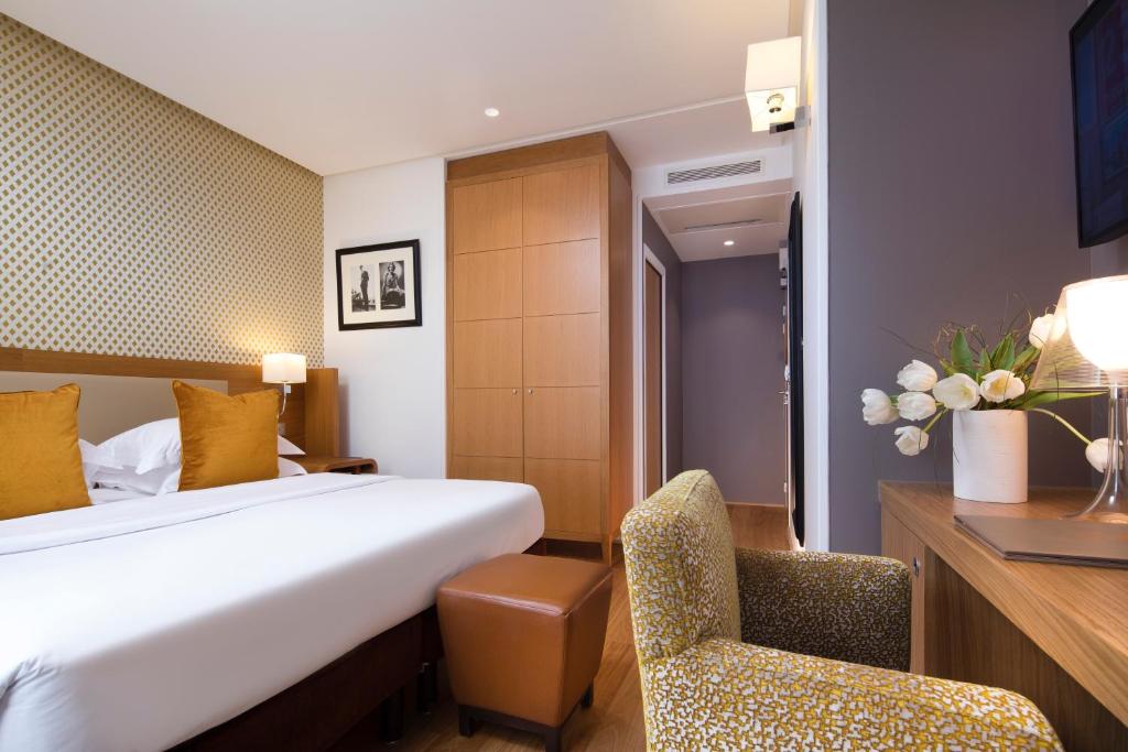 Двухместный (Улучшенный двухместный номер с 1 кроватью), Hotel Le Six