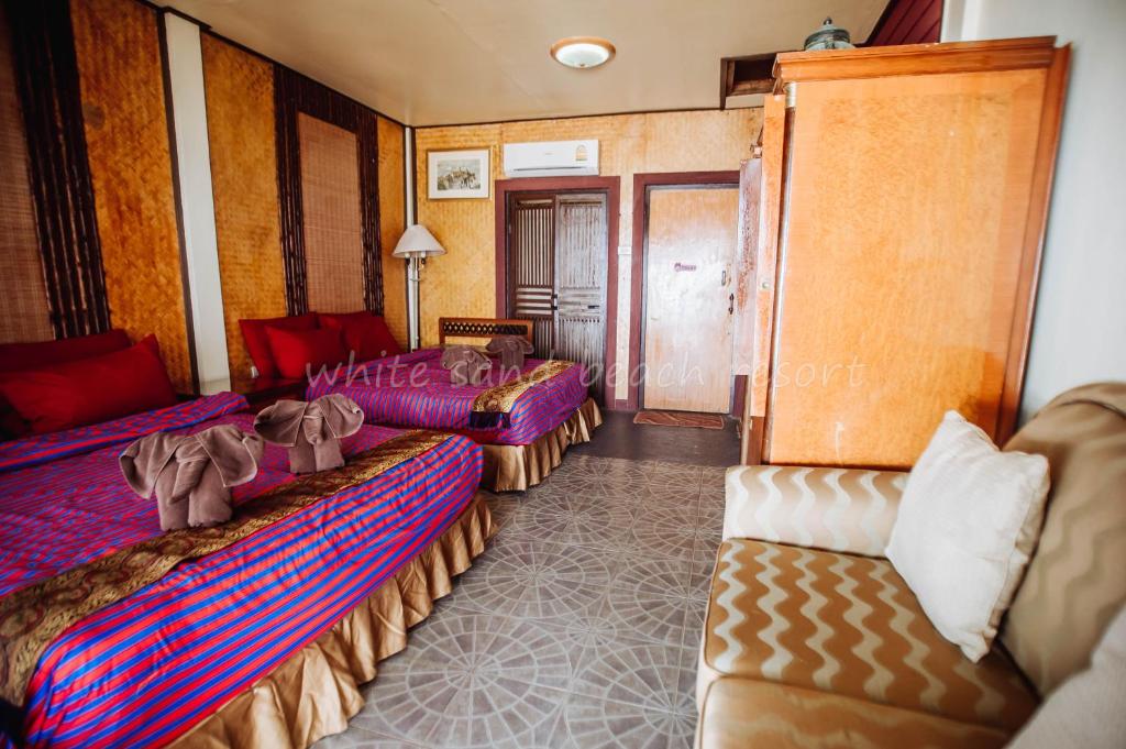 Семейный (Семейный номер с видом на пляж), White Sand Beach Resort