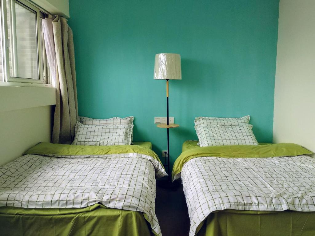 Двухместный (Двухместный номер с 2 отдельными кроватями и окном), Loving Chengdu Youth Hostel