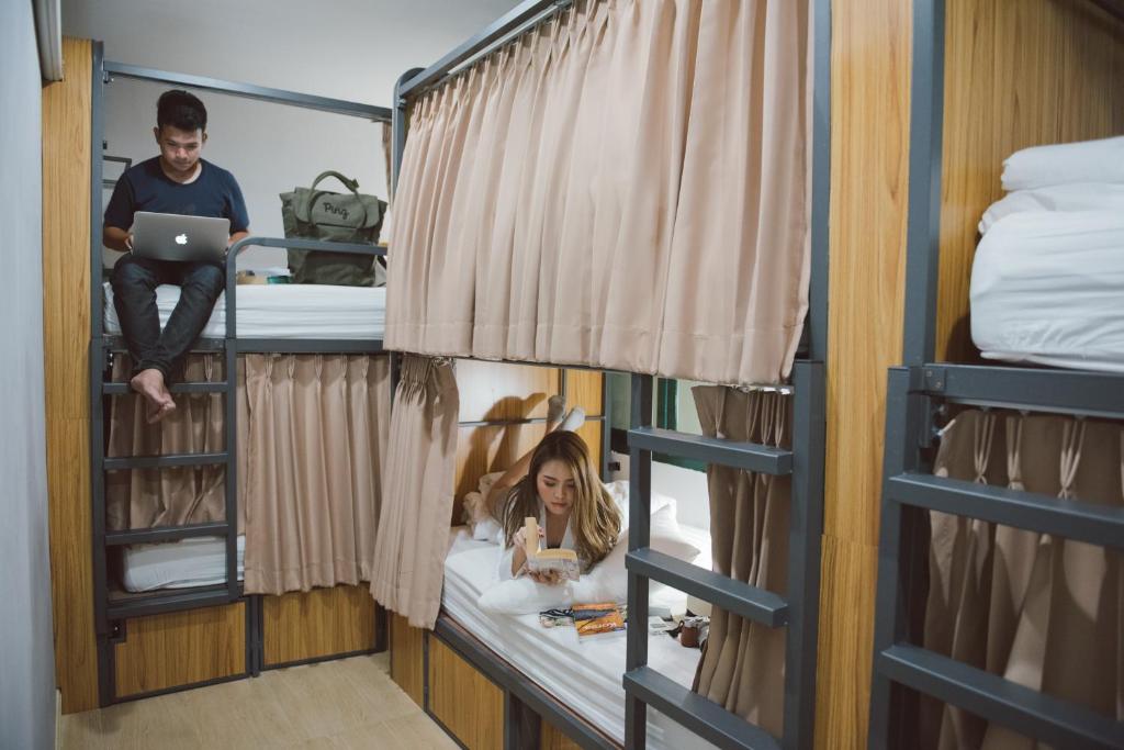 Семейный (Семейный номер с общей ванной комнатой), Peace Factory Hostel