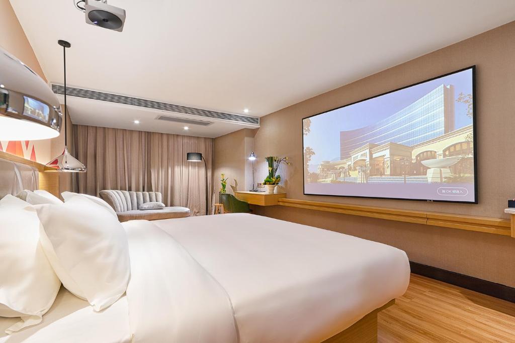 Двухместный (Номер Делюкс с кроватью размера «queen-size»), Airtown Chain Hotel Guangzhou Airport