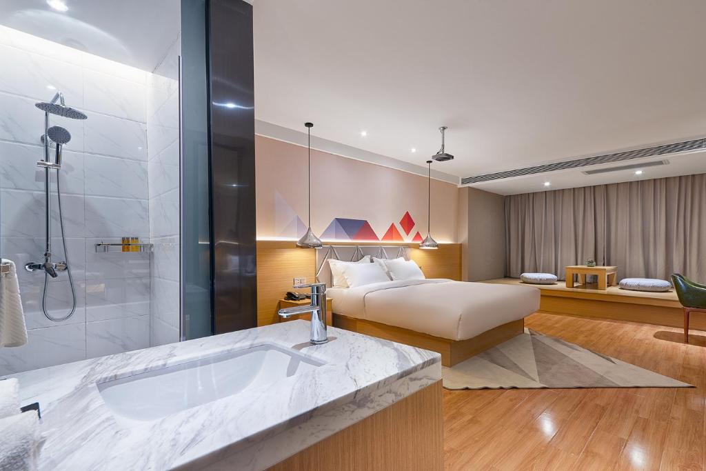 Одноместный (Улучшенный одноместный номер), Airtown Chain Hotel Guangzhou Airport