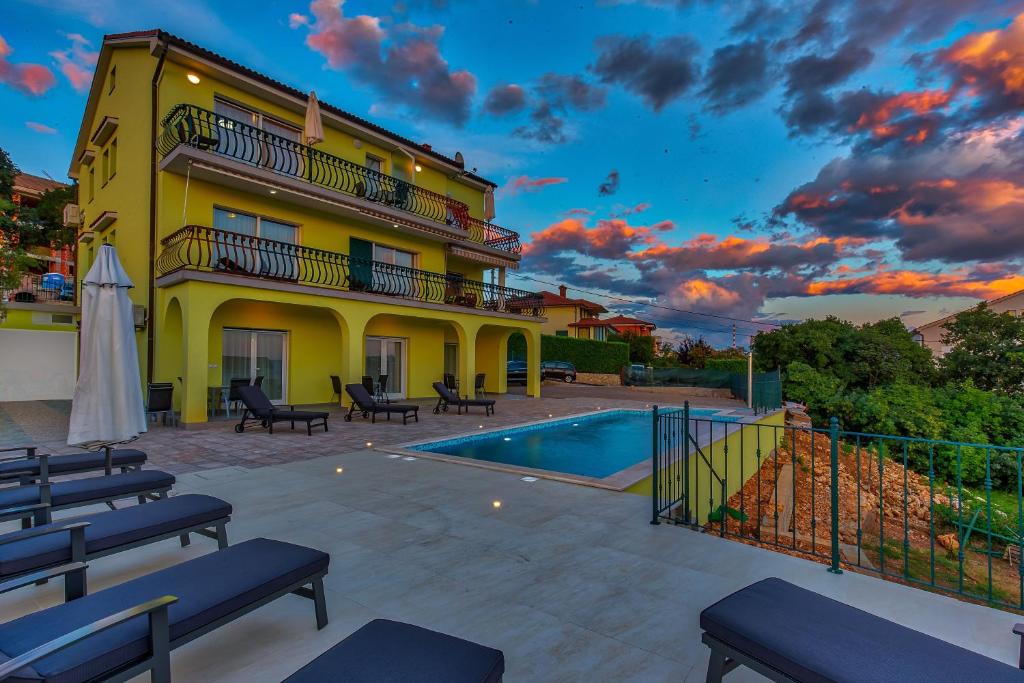 Luxury apartments Kostrena with pool photo 4