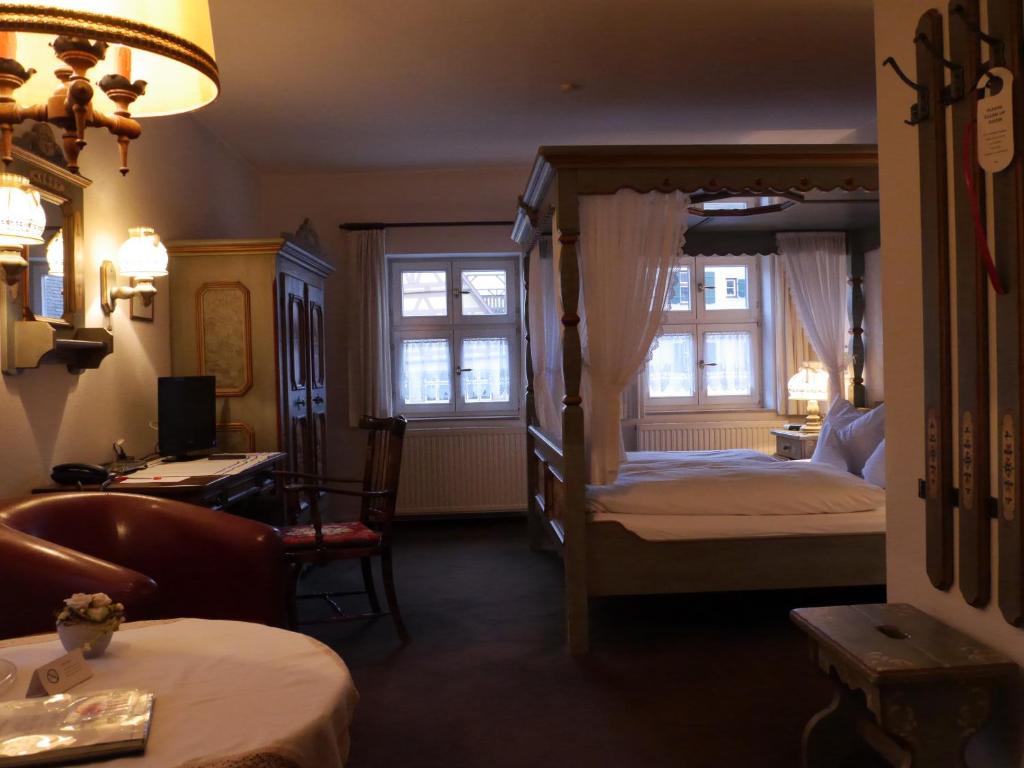 Двухместный (Двухместный номер с 1 кроватью с балдахином), Dinkelsbühler Kunst-Stuben