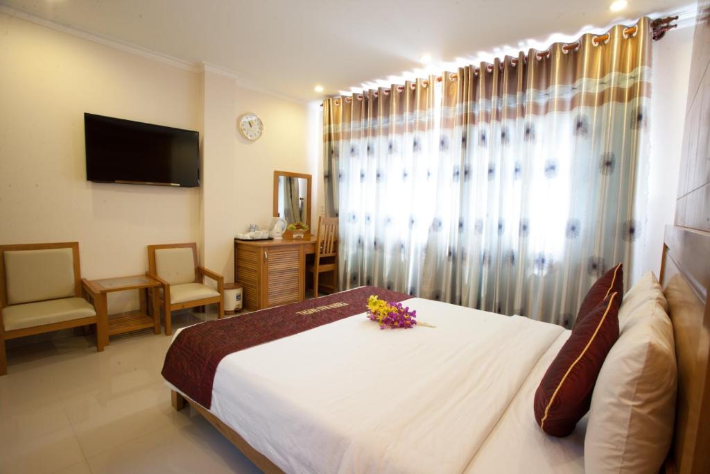 Двухместный (Двухместный номер Делюкс с 1 кроватью), Thien Hai Hotel