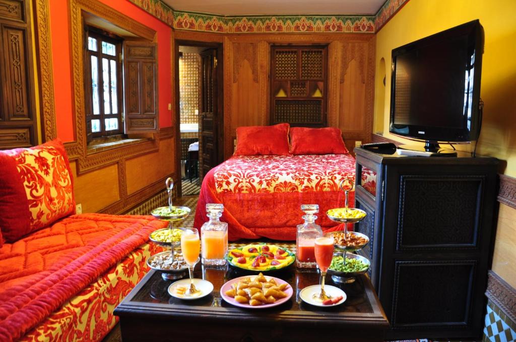 Двухместный (Двухместный номер с 1 кроватью Lalla Rajae), Riad La Maison Verte