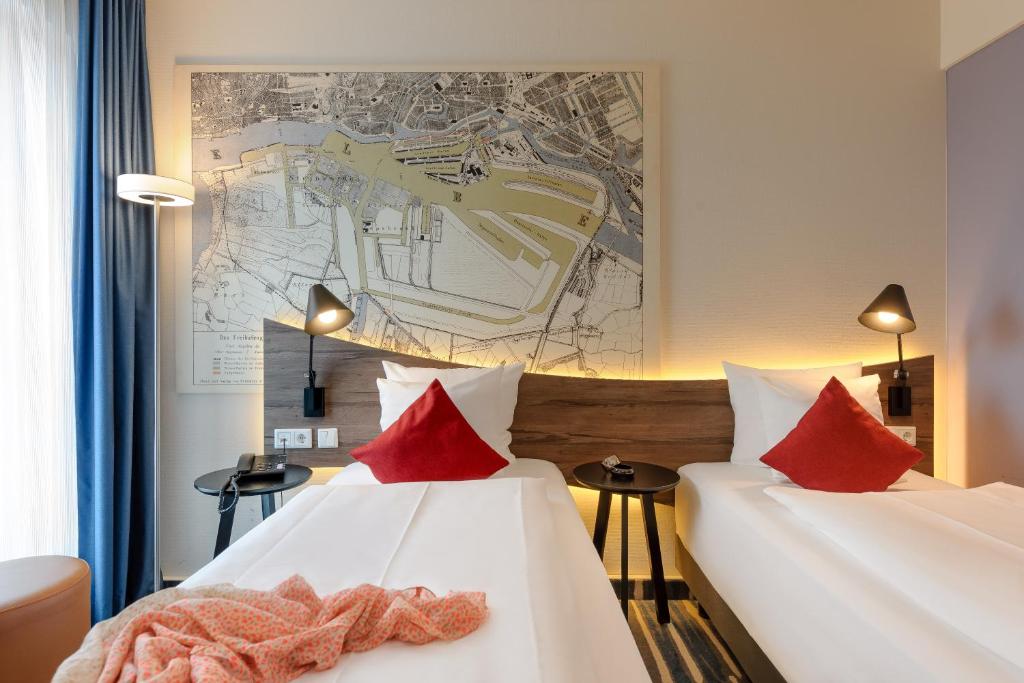 Двухместный (Двухместный номер с 2 отдельными кроватями), Mercure Hotel Hamburg Mitte