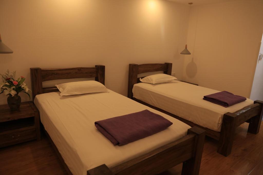 Двухместный (Двухместный номер Делюкс с 2 отдельными кроватями), Beijing Downtown Backpackers Accommodation