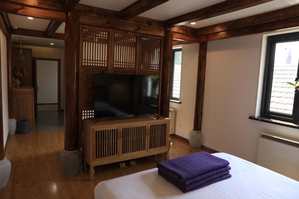 Двухместный (Двухместный номер Супер-Делюкс с 1 кроватью), Beijing Downtown Backpackers Accommodation