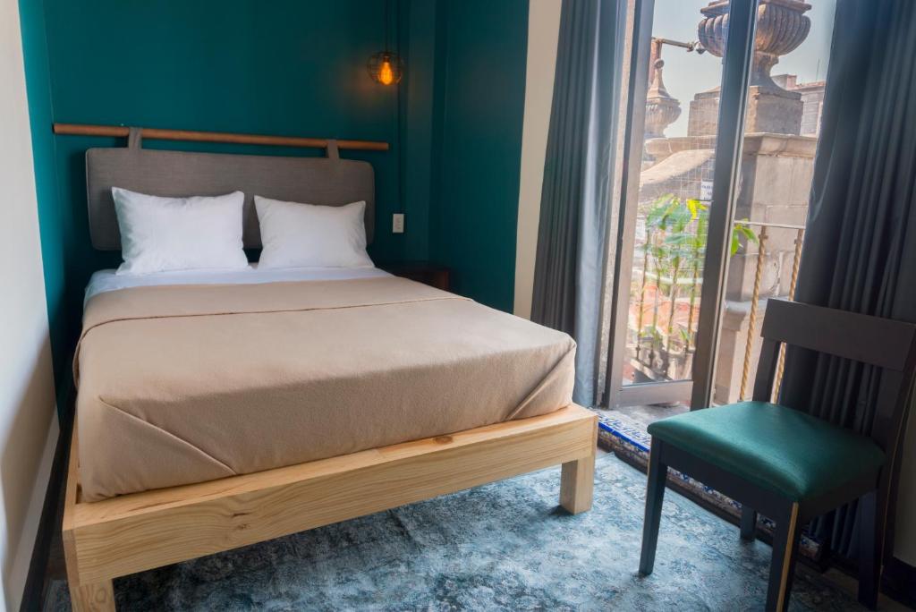 Двухместный (Small Room Shared Bathroom), Selina Mexico City Downtown