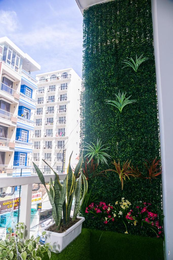 Двухместный (Двухместный номер Делюкс с 1 кроватью и балконом), An Phu Gia Apartment