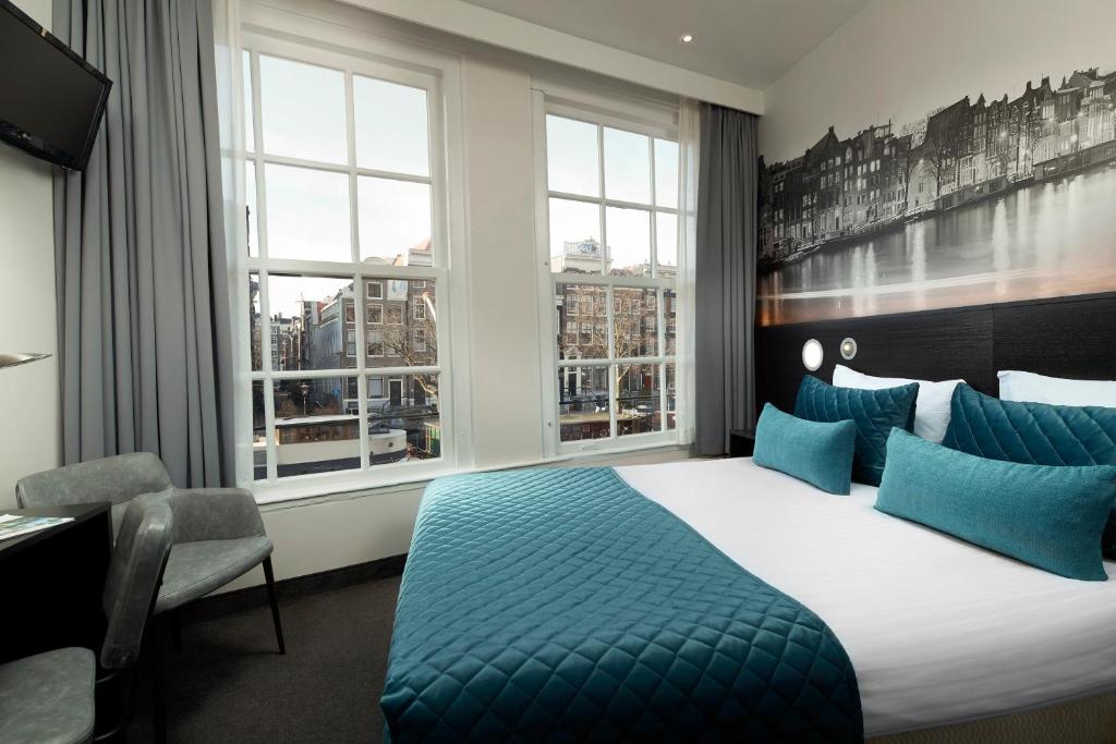 Двухместный (Двухместный номер с 1 кроватью, вид на канал), Singel Hotel