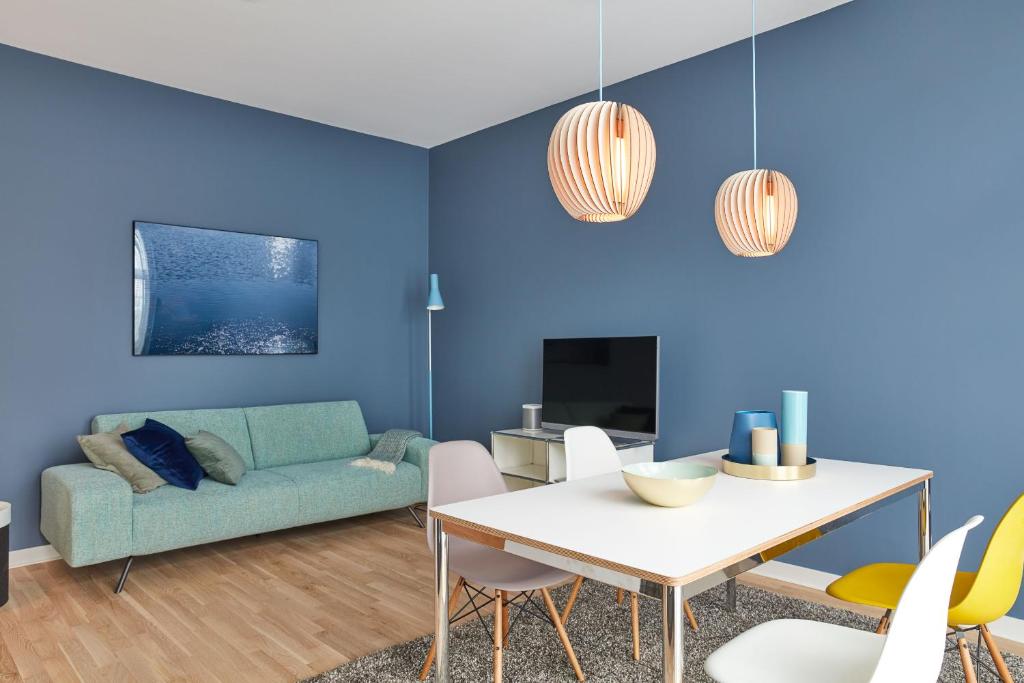 Апартаменты (Апартаменты с 1 спальней), Park Penthouses Insel Eiswerder