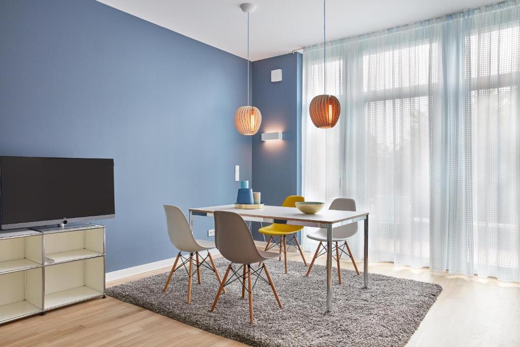 Апартаменты (Апартаменты с 1 спальней), Park Penthouses Insel Eiswerder