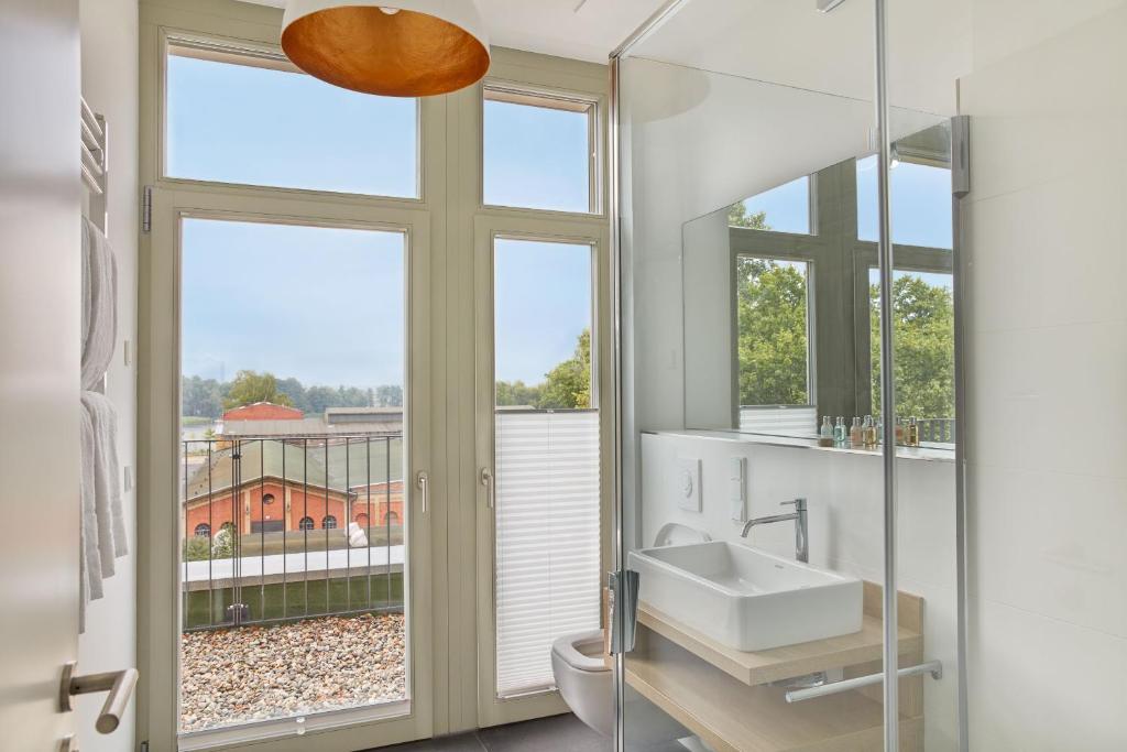 Апартаменты (Апартаменты с 2 спальнями), Park Penthouses Insel Eiswerder