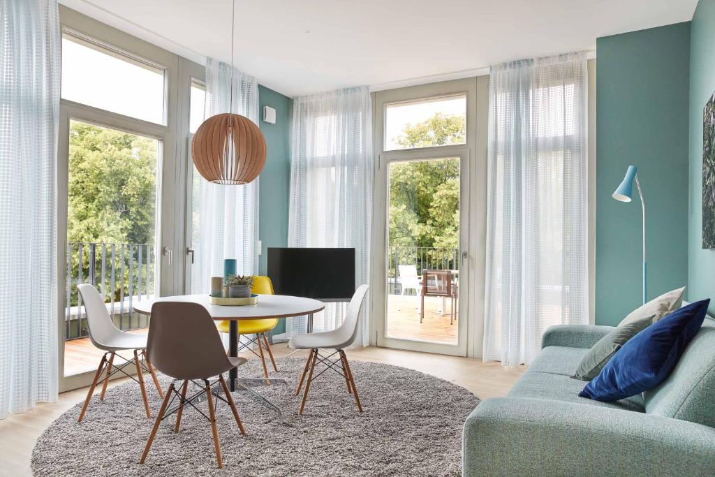 Апартаменты (Апартаменты с 2 спальнями), Park Penthouses Insel Eiswerder