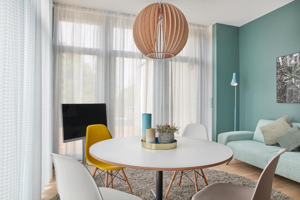 Апартаменты (Апартаменты с 2 спальнями), Park Penthouses Insel Eiswerder