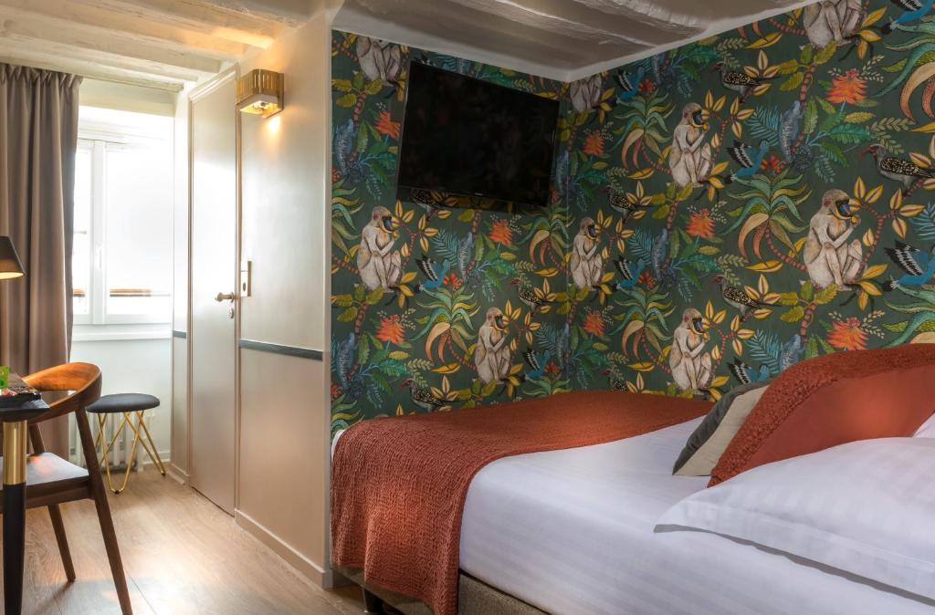 Одноместный (Одноместный номер с душем), Hôtel Jeanne d'Arc Le Marais