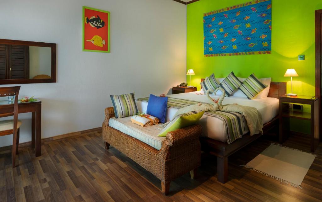 Семейный (Семейный номер с балконом), Auberge Anse Boileau