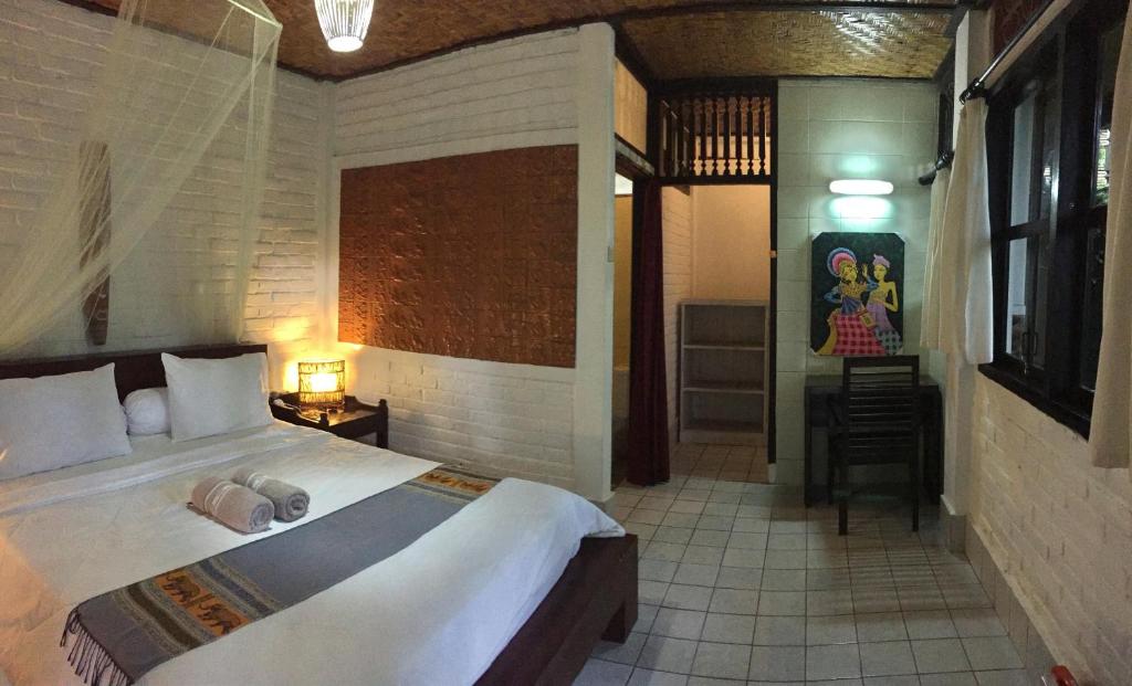 Двухместный (Двухместный номер с 1 кроватью и террасой), B&B Home Stay Griya Jungutan