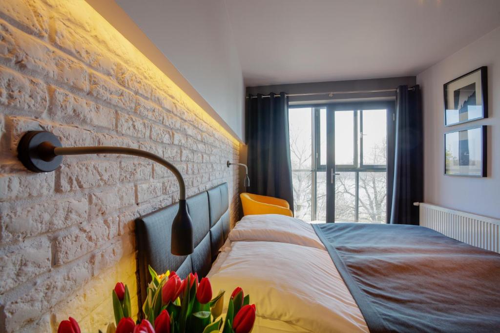 Двухместный (Двухместный номер Делюкс с 1 кроватью и видом на реку), Hotel Czarna Róża