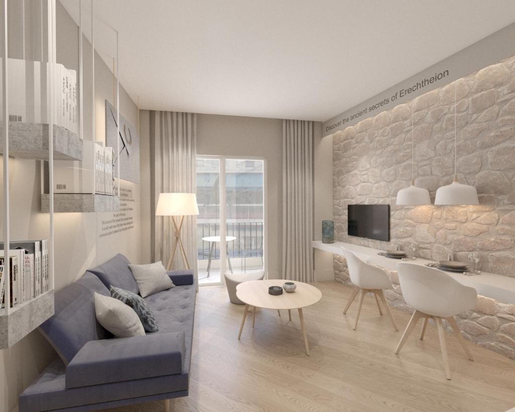 Апартаменты (Апартаменты с 1 спальней), Great Living Koukaki