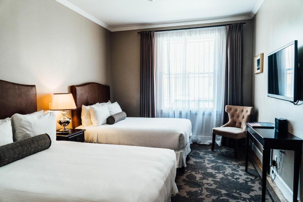 Двухместный (Двухместный номер с 2 двуспальными кроватями), Hotel Normandie - Los Angeles