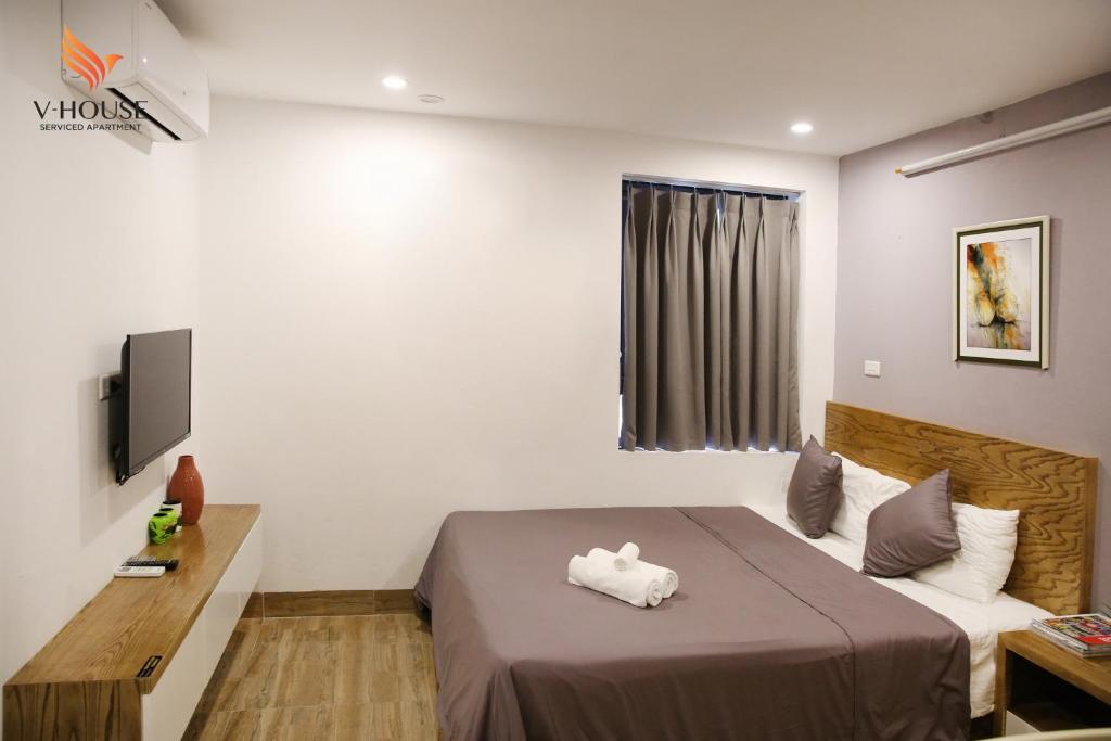 Двухместный (Двухместный номер Делюкс с 1 кроватью), V House 5 Serviced Apartment