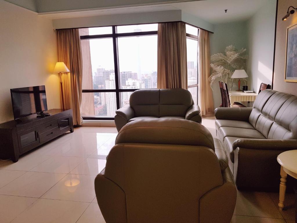 Сьюит (2-bedroom Family King Suite), ALPHA Service Suite at Times Square K.L