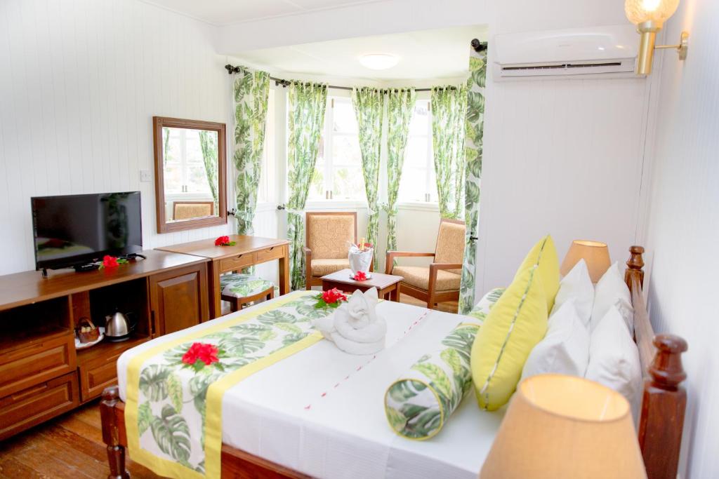 Двухместный (Номер Yellow House - Только для взрослых), La Digue Island Lodge