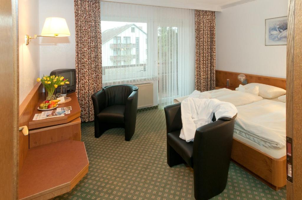 Двухместный (Стандартный двухместный номер с 1 кроватью), Kur- und Gesundheitshotel Zum Goldenen Hirsch